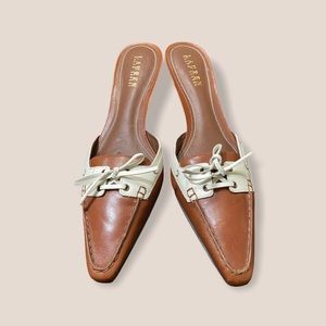 Lauren by Ralph Lauren Pointed Toe Mules